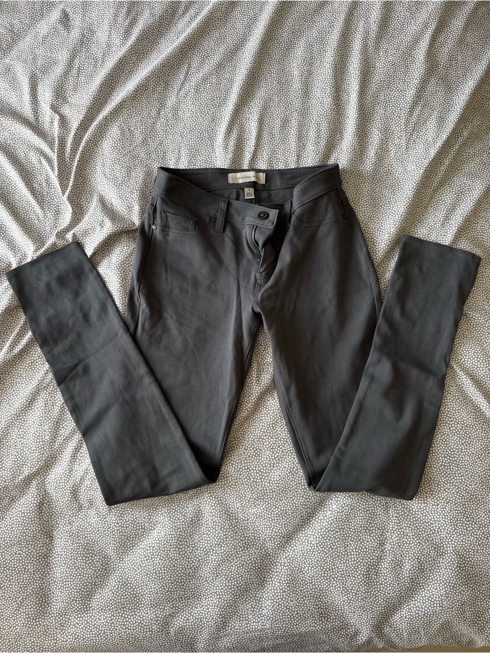 5/$10‼️ CALVIN KLEIN Womens Slim Black Trousers